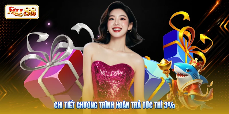 Chi tiết chương trình hoàn trả tức thì 3%