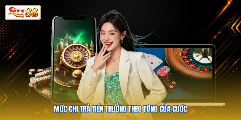 Mức chi trả tiền thưởng theo từng cửa cược