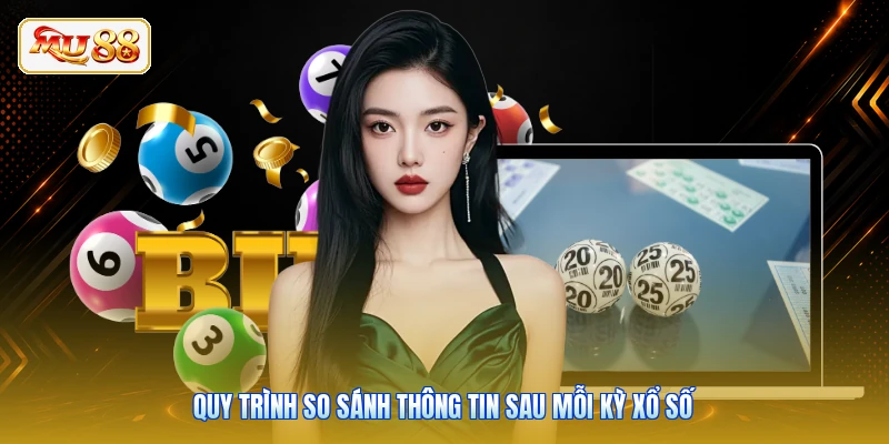 Quy trình so sánh thông tin sau mỗi kỳ xổ số