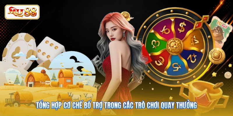 Tổng hợp cơ chế bổ trợ trong các trò chơi quay thưởng